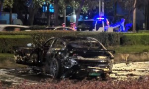 警方通报“小米SU7碰撞后爆燃”：当事人涉嫌酒驾