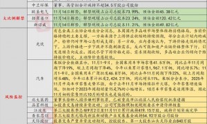 11月13日投资避雷针：人气股提示风险 如果持续异常波动将申请停牌核查
